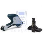 Bruker S1 TITAN 800 handheld XRF analyzer held by an operator during metal inspection in a factory.