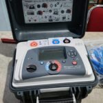 High-voltage Megger MIT1525 insulation resistance tester with backlit LCD and advanced diagnostic features